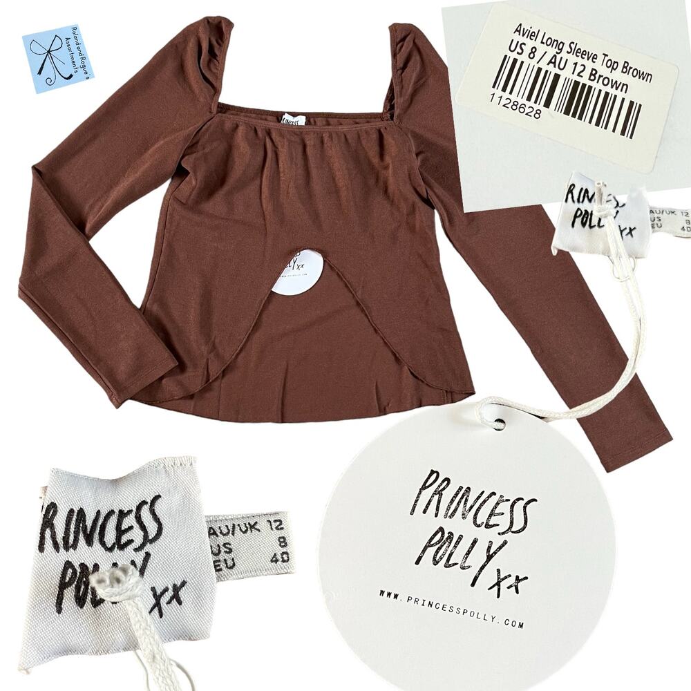 Princess Polly Aviel Concert Festival Top Sz 8 NWT